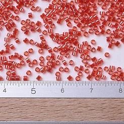 MIYUKIデリカビーズ  シリンダー  日本製シードビーズ  11/0  （db0098)透明ライトサイアム光沢  1.3x1.6mm  穴：0.8mm  約2000PCS /ボトル  10 G /ボトル&nbsp;SEED-JP0008-DB0098