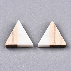 Cabujones de resina y madera opacos&nbsp;CRES-N028-001A-B03