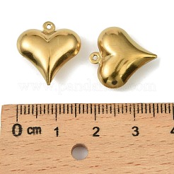 Anhänger aus 304 Edelstahl. Herzanhänger&nbsp;LS-STAS-A190-02B-G
