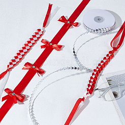 Наборы для самостоятельного изготовления браслетов из полиэфирной ленты и плетения&nbsp;DIY-GA0007-96A