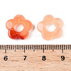 Прозрачные акриловые бусины градиентного цвета OACR-N137-49B