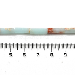 Синтетические окрашенные нити императорской яшмы&nbsp;G-D077-B01-14