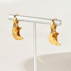 Boucles d'oreilles pendantes créoles en acier inoxydable 304 pour femmes&nbsp;PJ4244