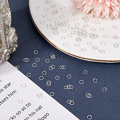 150 шт. 925 открытых кольца из стерлингового серебра STER-CN0001-42