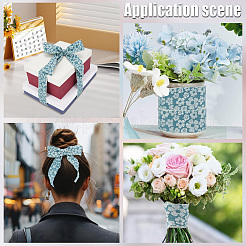 Цветок полиэфирные ленты&nbsp;SRIB-WH20020-053B-01