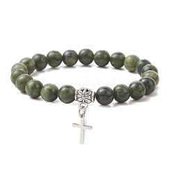 201 браслет с подвесками из нержавеющей стали&nbsp;BJEW-JB13245