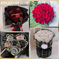 8 ярд полиэстеровой упаковочной сетки для букетов&nbsp;AJEW-CY0001-74A