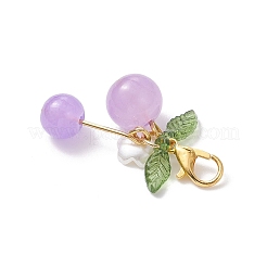 6 шт. подвесные украшения из стекла и акрила HJEW-JM04594