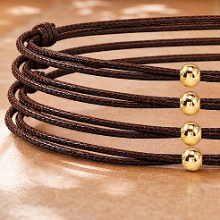Ensembles de bracelets à un brin en cordon de polyester tressé pour femmes et hommes&nbsp;HG4170-1