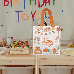 Подарочные сумки-тоут для упаковки на день рождения из нетканого материала&nbsp;ABAG-WH20005-15B-05