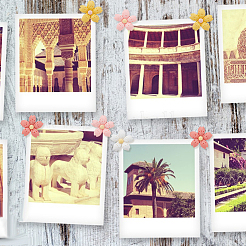 40 шт. 4-х цветные смоляные кнопки для рисования цветов&nbsp;AJEW-DR00043