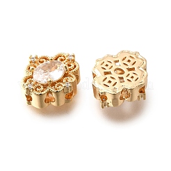 Латунные стеклянные бусины KK-M318-46G-02