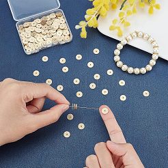 300 шт. Латунные дистанционные бусины KK-FH0003-45