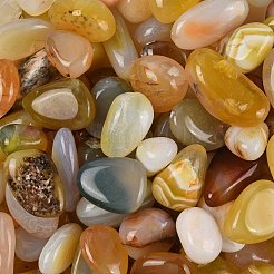 Окрашенные и нагретые натуральные бусины из агата&nbsp;X1-G-J402-03C-02