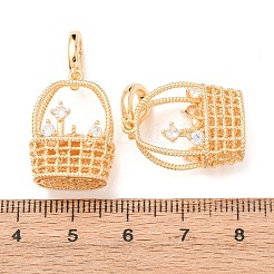 Латунный микро-паве кубический цирконий KK-A279-21G