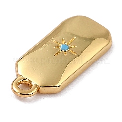 Латунные микро проложить кубического циркония подвески&nbsp;ZIRC-I054-12G