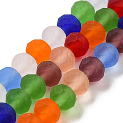 Прозрачные стеклянные бусины EGLA-A034-M6mm-63