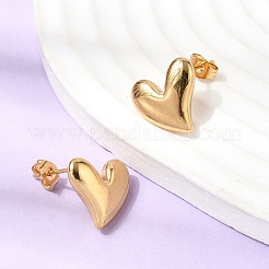 Наборы подвесок в виде сердца из нержавеющей стали 304: колье&nbsp;SJEW-P008-01G