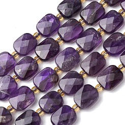 Natürlichen Amethyst Perlen Stränge&nbsp;G-L654-J01-01
