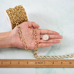 Декоративные цепи алюминиевые скрученные цепи обуздать цепи CHA-TA0001-07G