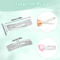 100 шт. железная заколка для волос PHAR-SC0001-002A