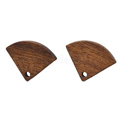 Серьги-гвоздики из орехового дерева MAK-N032-048