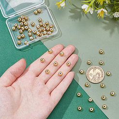 60 шт. Латунные бусины&nbsp;KK-PH0012-58G-02