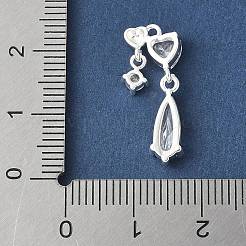 Colgante micropavé cubic zirconia de latón&nbsp;KK-A253-06S-02