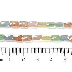 Стеклянные бусины с гальваническим покрытием  EGLA-D030-09