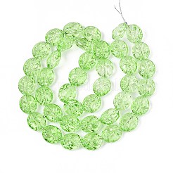 Peinture de cuisson perles de verre transparentes brins&nbsp;DGLA-N017-04H