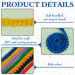 Кружевная отделка из нейлона и полиэстера&nbsp;OCOR-FG0002-58