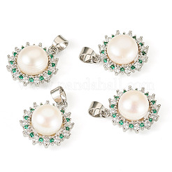 4 шт. подвески из натурального жемчуга PALLOY-TAC0182