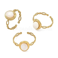 Anelli aperti del manicotto a conchiglia in acciaio inossidabile 304&nbsp;RJEW-JR01111-01