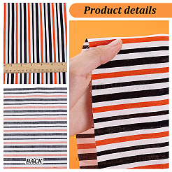 1м хлопчатобумажная ткань с полосатым узором DIY-PH0031-17