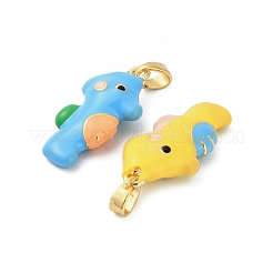 Латунь эмаль подвески&nbsp;KK-B158-03G