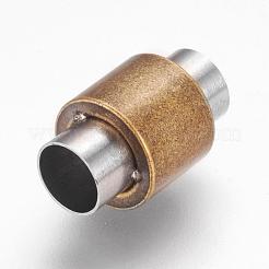 Fermoirs magnétiques en acier inoxydable 304 avec emembouts collées&nbsp;STAS-F124-03AB