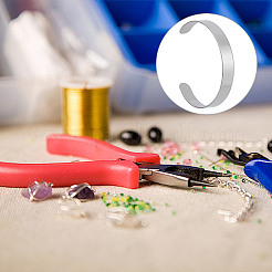 10 шт. браслет-манжета из нержавеющей стали 304 BJEW-GO0001-02A