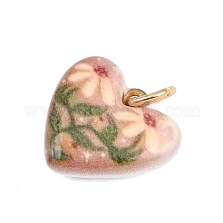 Латунь эмаль подвески&nbsp;ENAM-I087-03E