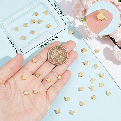 50 шт. Латунные бусины KK-BBC0013-16