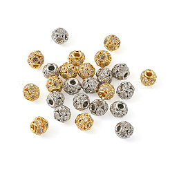 30 шт. 2-х цветные латунные бусины RB-CD0001-02