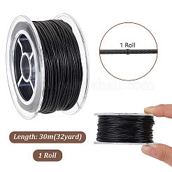 Круглый вощеный шнур длиной 30 метр. DIY-WH0578-63