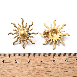 Ohrstecker aus 304 Edelstahl&nbsp;EJEW-D319-11G