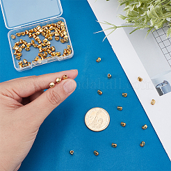 100 шт. латунные бусины с покрытием стойки&nbsp;KK-UN0005-54