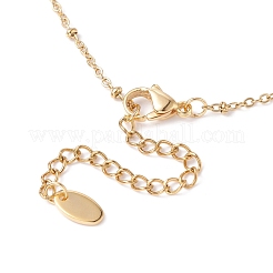 Collier pendentifs perles de jade blanc naturel pour femme&nbsp;NJEW-JN03762