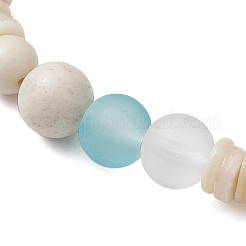 Браслеты в стиле бохо из натуральных ископаемых&nbsp;BJEW-JB11865-02