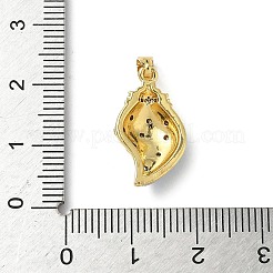 Латунные микро проложить кубического циркония подвески&nbsp;KK-I371-27G-02