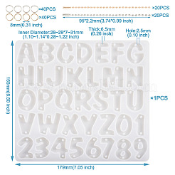1 шт. силиконовые Молды для соединения букв и цифр&nbsp;DIY-TA0005-09