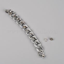 Catene a maglie acriliche con strass&nbsp;FIND-WH0076-94