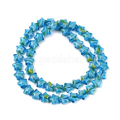 Ручной работы тысячецветник стеклянные бусины нитки X-LAMP-H067-01G