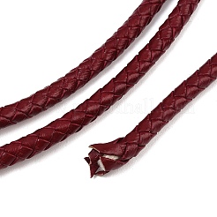 Geflochtenes Lederband mit Kern&nbsp;WL-F009-5mm-04